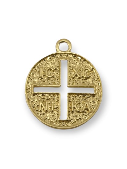 Κωνσταντινάτο με σταυρό διάτρητο χρυσό