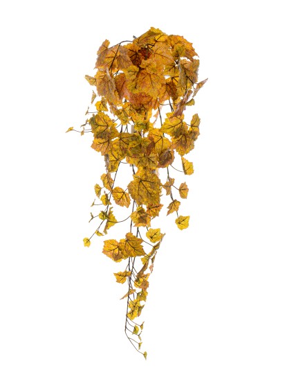 Κρεμαστό τεχνητό φυτό πλατανόφυλλα κίτρινο-πράσινο 96cm