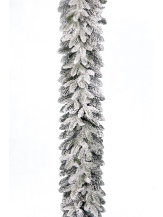 Χριστουγεννιάτικη γιρλάντα colorado χιονισμένη 180cm(144tips)