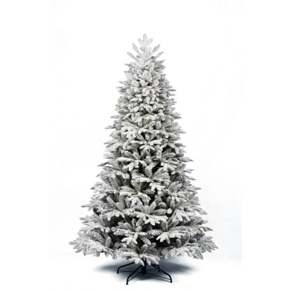 Χριστουγεννιάτικο δέντρο χιονισμένο Lavaredo 210cm 1180tips με μεταλλική βάση