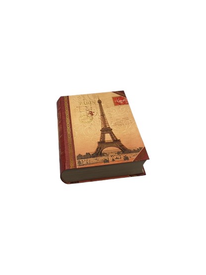 Κουτί βιβλίο με πύργο του Eiffel 17,5x24x5,5cm