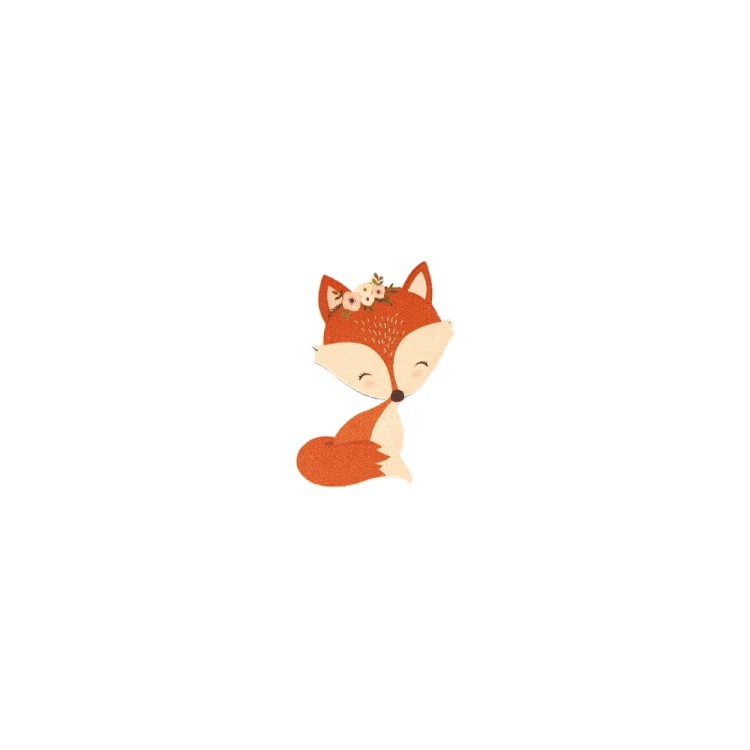 Διακοσμητική αλεπού ξύλινη