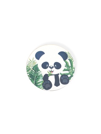 Ξύλινο διακοσμητικό με Panda 12cm