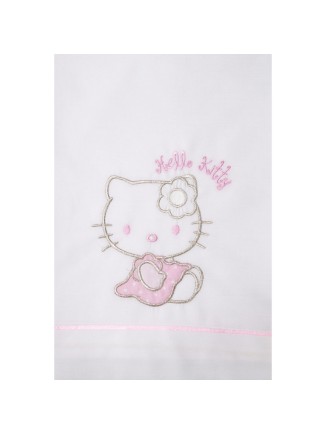 Λαδόπανο Hello Kitty ρόζ-λευκό