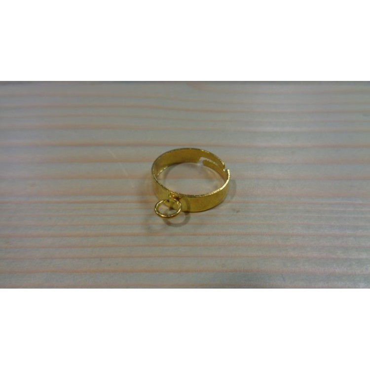 Δαχτυλίδι βάση με 1 κρικάκι χρυσό χρώμα
