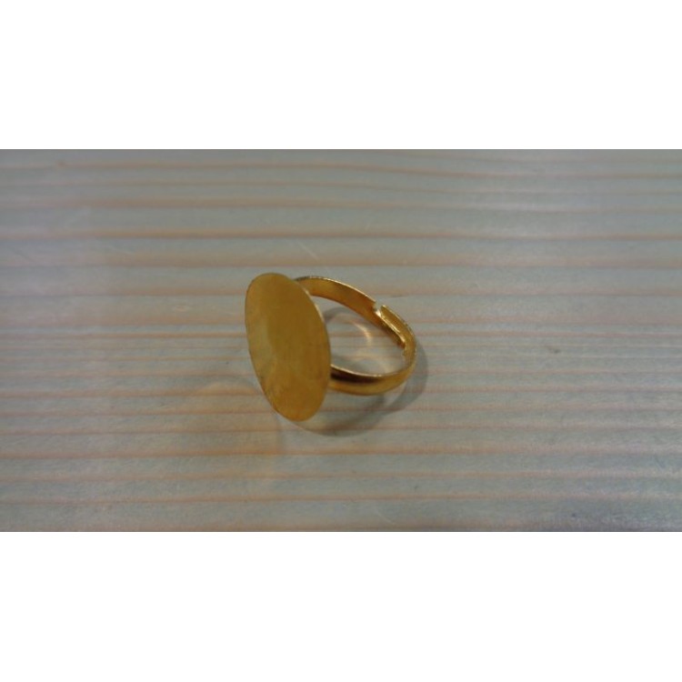 Βάση δαχτυλιδιού με στρογγυλή βάση 16mm χρυσό χρώμα