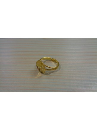 Δαχτυλίδι βάση ¨σουρωτήρι¨ 11mm χρυσό
