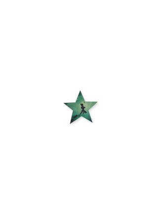 Ξύλινο διακοσμητίκο αστέρι με φιγούρα Peter Pan