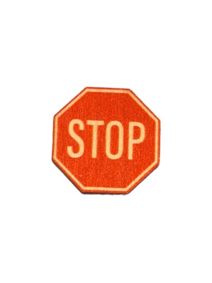 Ξύλινη ταμπέλα "STOP"