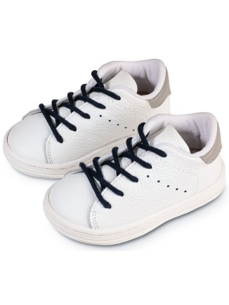 Babywalker βαπτιστικά δερμάτινα sneakers λευκά