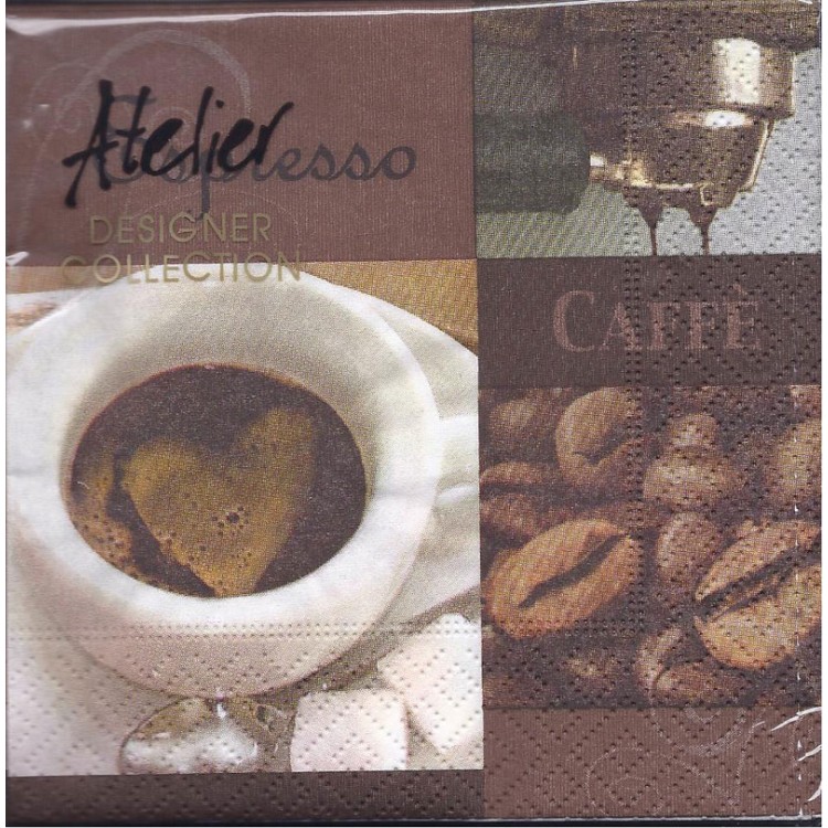 Χαρτοπετσέτα καφές φλυτζάνι 25 x 25cm (20 τεμ.)