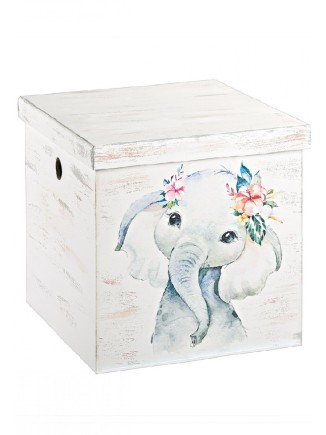 Κουτί βαπτιστικών ελεφαντάκι