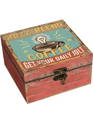 Κουτί ξύλινο"Buzz blend coffee"