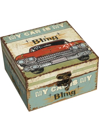Κουτί ξύλινο"My car is my bling"